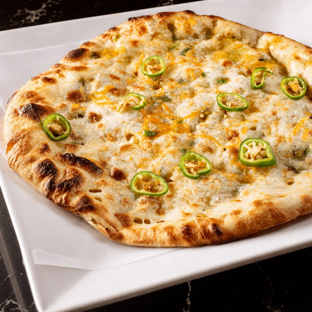 Cheese & Jalapeno Naan.